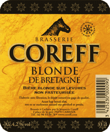 BIERE COREFF NOEL 75CL COREFF : Vente directe viande Finistère